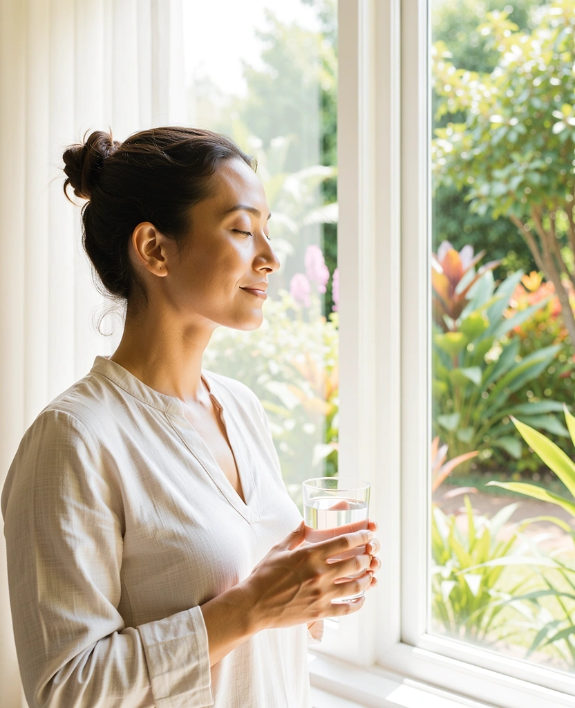 Momento de equilibrio matutino